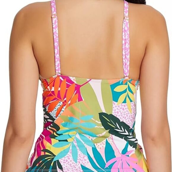 Bleu by Rod Beattie Wild at Heart High-Neck Tankini Top - Picture 8 of 8